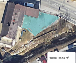 Asphaltierte Freifläche Top-Lage an der Thalstraße